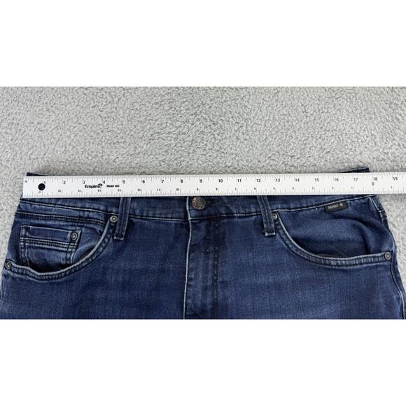 Mavi Jeans Jake Slim Leg Mens 36x30.5 Medium Wash Blue Stretch Denim Pant Preppy - Picture 14 of 16